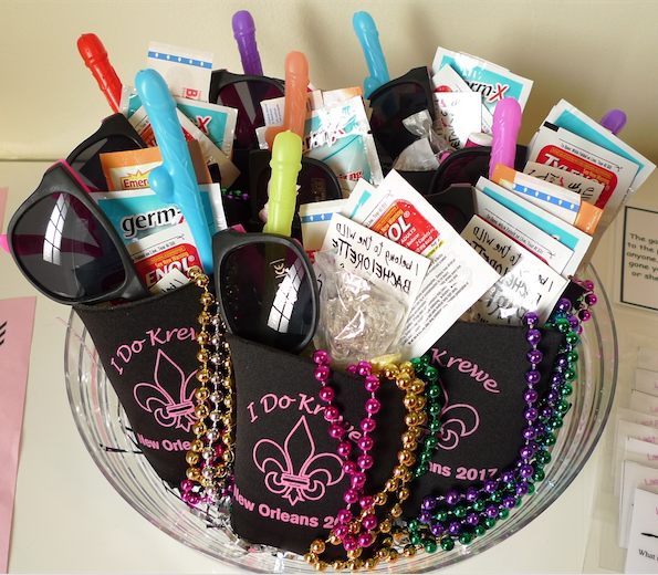 New Orleans Girls Trip Drink Pouches NOLA Bachelorette Party Favor